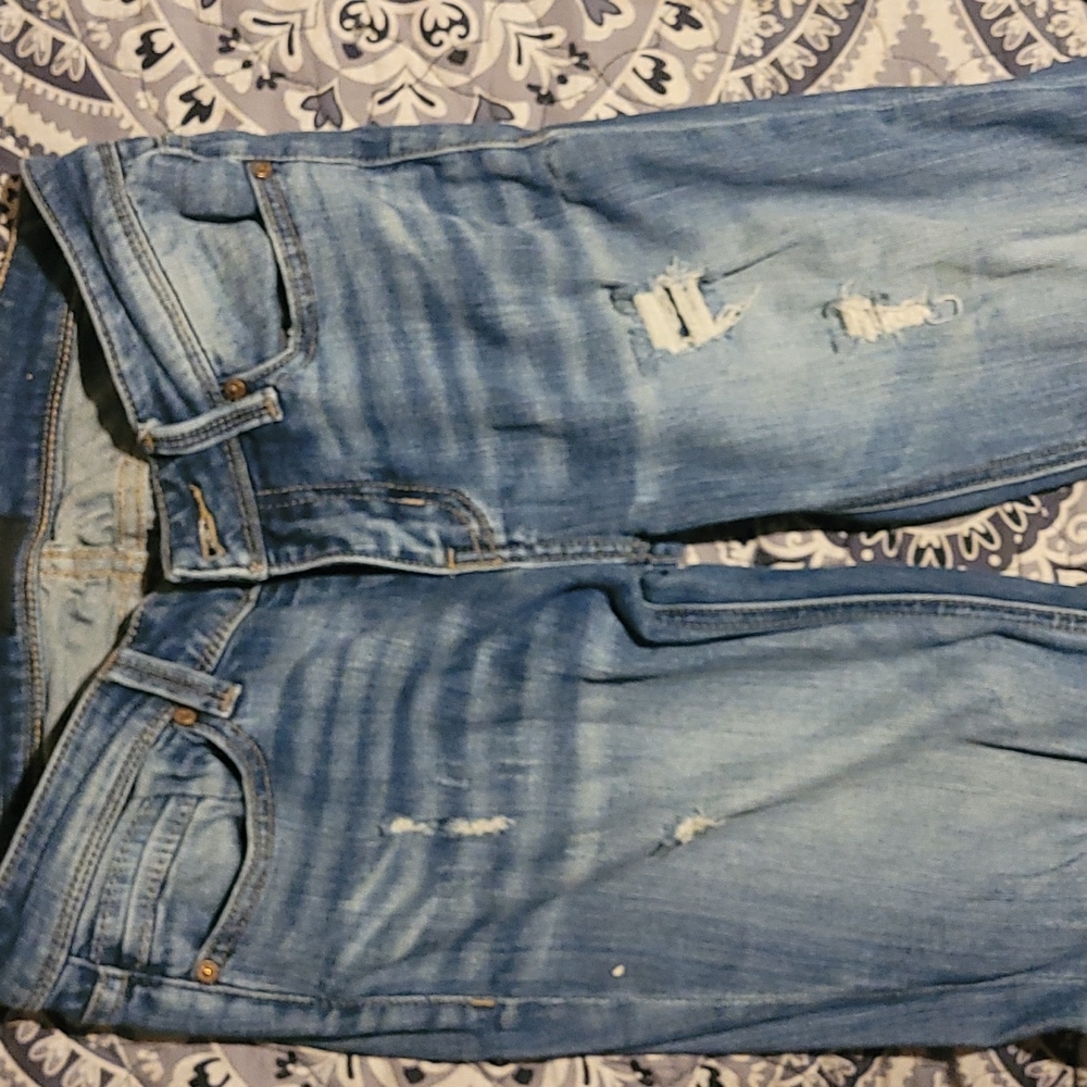 Buckle black jeans